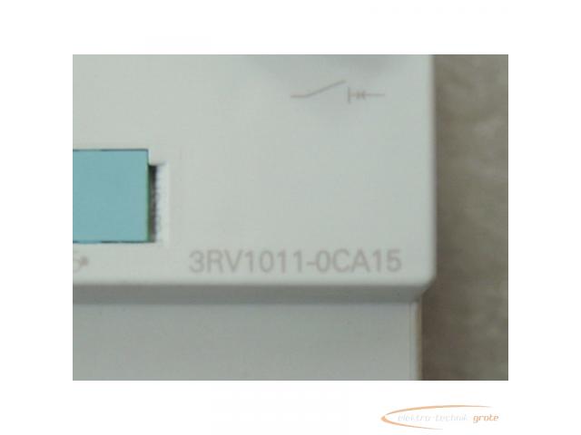 Siemens 3RV1011-0CA15 Sirius Leistungsschalter max 0 , 25A mit 3RV1901-1E Hilfsschalter - 2