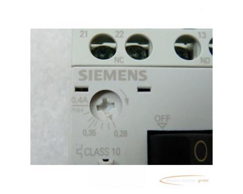 Siemens RV1011-0EA15 Sirius Leistungsschalter max 0 , 4A mit 3RV1901-1E Hilfsschalter - Bild 3