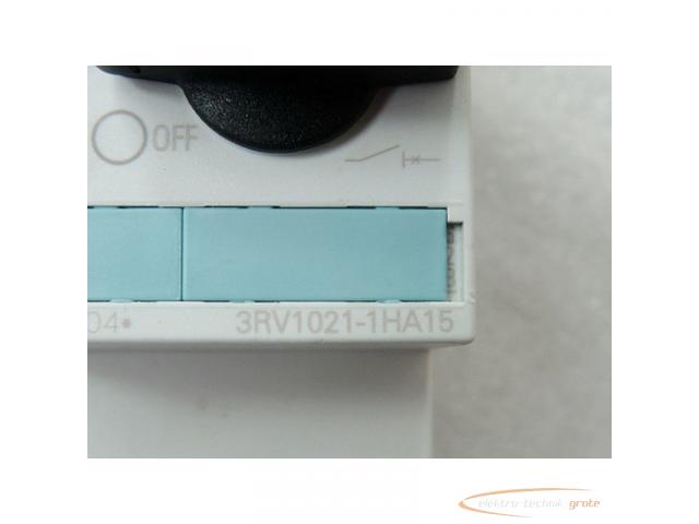 Siemens 3RV1021-1HA15 Sirius Leistungsschalter max 8A mit 3RV1901-1E Hilfsschalter - 2