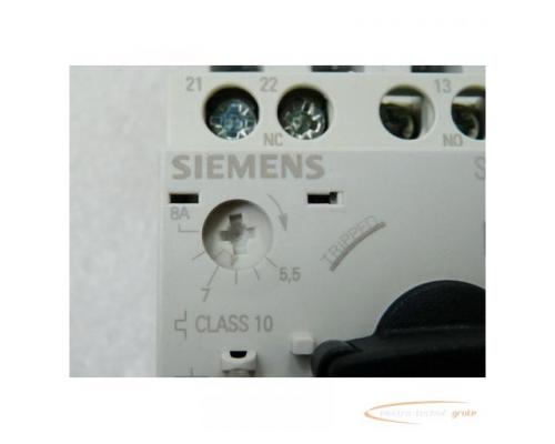 Siemens 3RV1021-1HA15 Sirius Leistungsschalter max 8A mit 3RV1901-1E Hilfsschalter - Bild 3