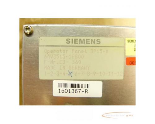 Siemens 6AV3515-1EB00 Operator Panel OP15-A - mit 12 Monaten Gewährleistung! - - Bild 3