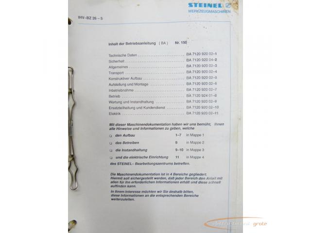 Steinel BZ 26 / BZ 26-5 Bearbeitungszentrum Maschinendokumentation (4 Ordner) - 5