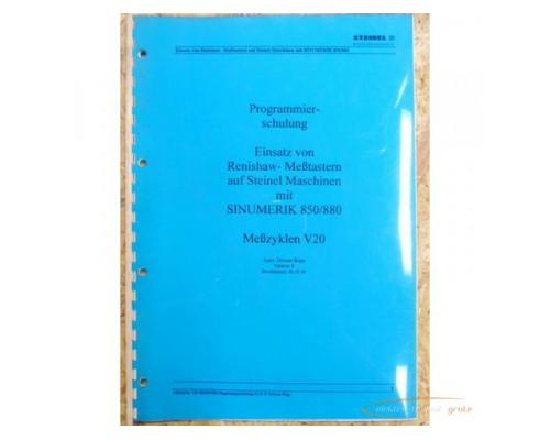 Steinel / Renishaw : Einsatz von Renishaw-Meßtastern auf Steinel Maschinen mit SINUMERIK 850/880 Meß