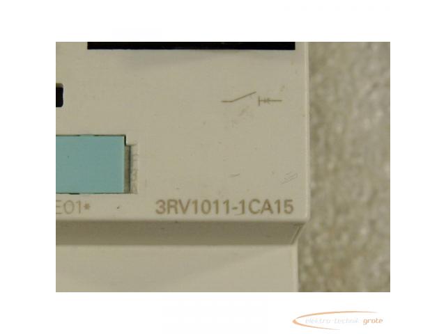 Siemens 3RV1011-1CA15 Sirius Leistungsschalter mit 3RV1901-1E - 2