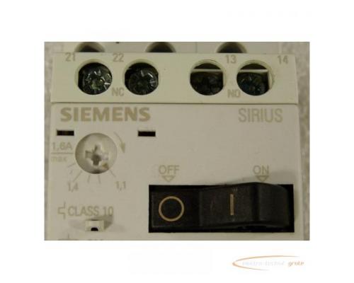 Siemens 3RV1011-1AA15 Leistungsschalter + 3RV1901-1E - Bild 3