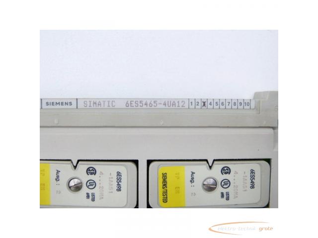 Siemens 6ES5465-4UA12 Analogeingabe - 3