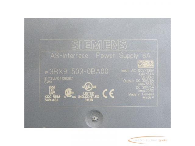 Siemens 3RX9503-0BA00 AS-Interface Power Supply - 3