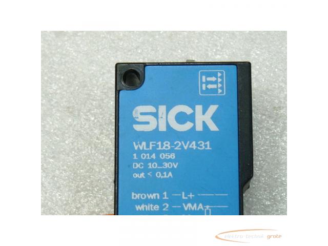 Sick WLF18-2V431 Lichtschranke Art Nr 1014 056 mit 4 pol Stecker - ungebraucht - - 2