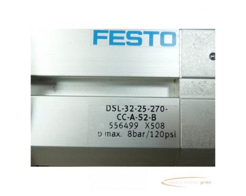 Festo DSL-32-25-270-CC-A-S2-B Schwenk Lineareinheit 556499 max 8 bar / 120 psi mit deutschsprachiger - Bild 2