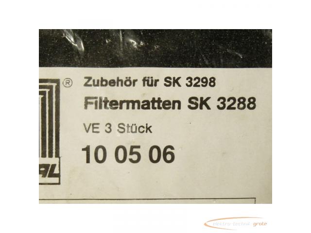 Rittal SK 3288 Filtermatte für SK 3298 Auslauf Kühlgeräte VPE = 3 Stck - ungebraucht - in OVP - 2
