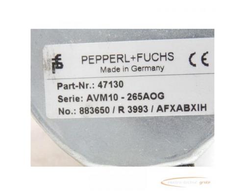 Pepperl + Fuchs Part Nr 47130 Drehgeber / SSI Encoder Serie AVM10 - 265AOG No 883650 / R 3993 / AFXA - Bild 2