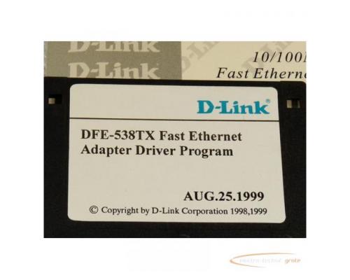 D - Link DFE - 538TX Fast Ethernet Adapter Driver Programm auf Diskette mit Installationsanleitung i - Bild 2