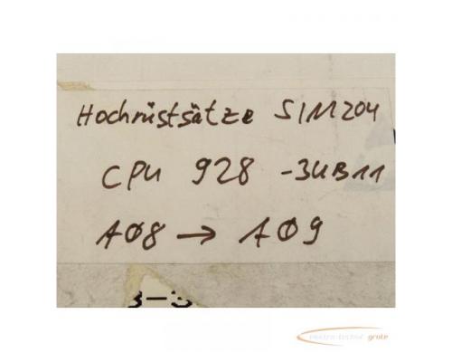 Siemens Hochruestsatz SIM 204 CPU 928 - 3UB11 A08 - A09 (579200 - G101 ) - ungebraucht - - Bild 1