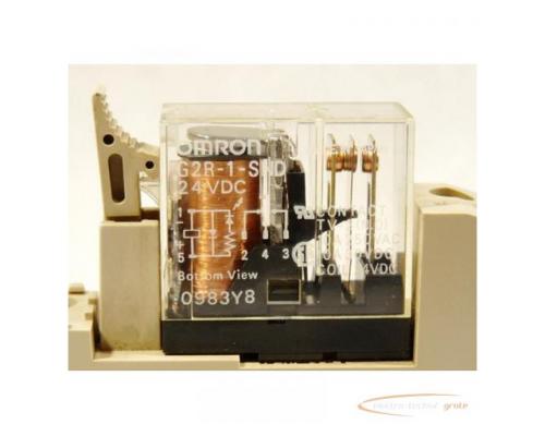 Omron G2R-1-SND Relais 24 VDC auf Relaissockel 0493W - Bild 2