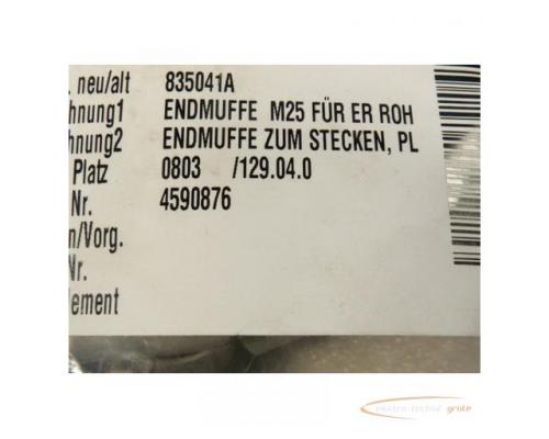 Endmuffe M 25 zum Stecken für ER Rohr Bestell Nr 4590876 Material PVC in lichtgrau max Rohrdurchm 24 - Bild 2