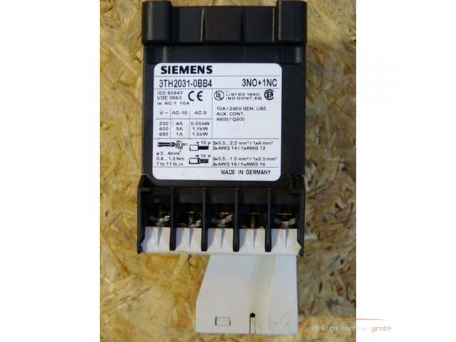 Siemens 3TH2031-0BB4 Hilfsschütz - 2