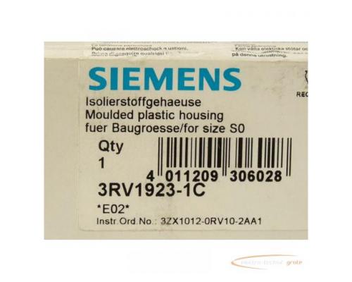 Siemens 3RV1923-1C Isolierstoffgehäuse - ungebraucht - in OVP - Bild 3