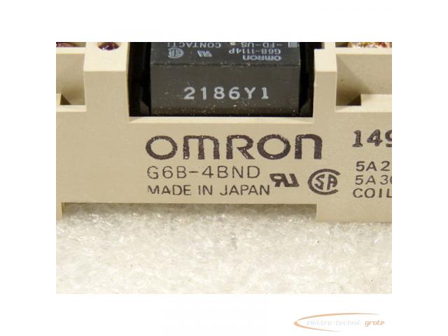 Omron G6B-4BND Universalrelais 4 polig 5A 250 VAC - 2
