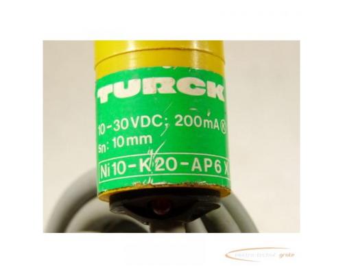 Turck Ni10-K20-AP6X Induktiver Sensor sN = 10 mm 10 - 30 VDC - Bild 2