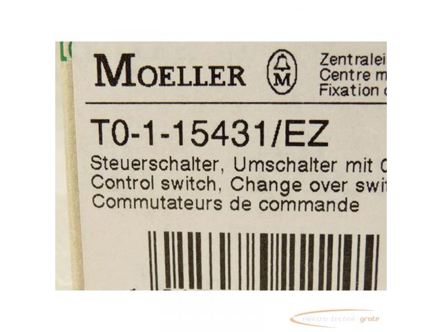 Klöckner Moeller T0-1-15431/EZ Steuerschalter Umschalter mit 0 Stellung - ungebraucht - in OVP - 2