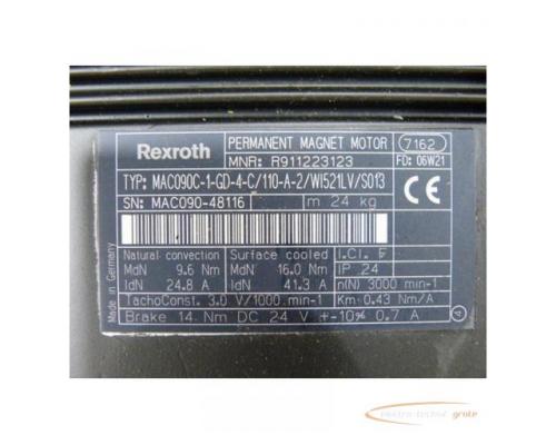 Rexroth MAC090C-1-GD-4-C/110-A-2/WI521LV/S013 Permanent Magnet Motor - ungebraucht! - - Bild 4
