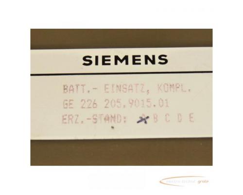 Siemens GE 226 205.9015.01 Batterie Einsatz komplett E Stand A / B - Bild 2