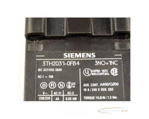 Siemens 3TH2031-0FB4 Hilfsschütz DC 24V - Bild 2
