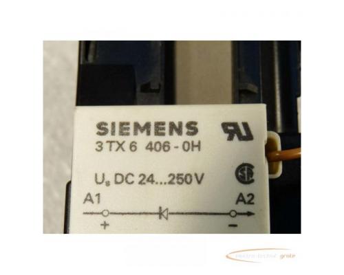 Siemens 3TH8022-0B Schütz 2S + 2Ö 24VDC mit 3TX6406-0H Überspannungsdiode - Bild 4