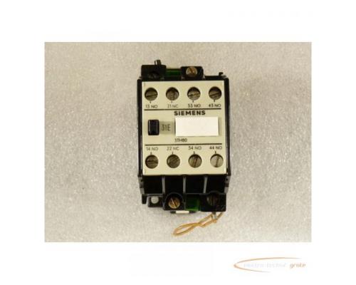 Siemens 3TH8031-0B Schütz 3S + 1Ö 24VDC mit 3TX6406-0H Überspannungsdiode - Bild 1