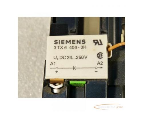 Siemens 3TB4017-0B Schütz 2S + 2Ö 24 VDC mit 3TX6406-0H Überspannungsdiode - Bild 4