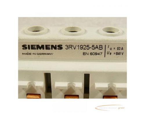 Siemens 3RV1925-5AB Einspeiseklemme - Bild 2