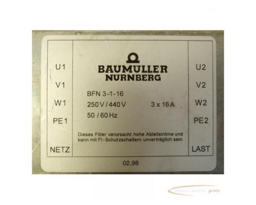 Baumüller BFN 3-1-16 Netzfilter - Bild 3