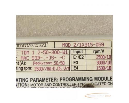 Indramat MOD 2/1X315-059 Programmier Modul für TDM 1 . 2 - 50 - 300 - W1 - Bild 2