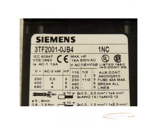 Siemens 3TF2001-0JB4 Schütz - Bild 2