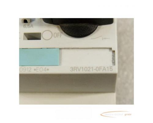 Siemens 3RV1021-0FA15 Leistungsschutzschalter SIRIUS max 0 , 5A mit 3RV1901-1E Hilfsschalter - Bild 2