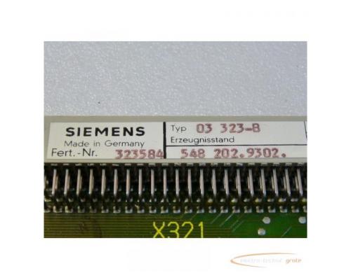 Siemens 03320 548 202.9302 Typ 03 323-B Karte E Stand D - Bild 3