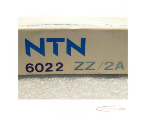 NTN 6022 ZZ Kugellager Bohrung 110 mm Außendurchm 170 mm B 28 mm - ungebraucht - in geöffneter OVP - Bild 2