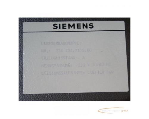 Siemens 226 104.7135.00 Lüfterbaugruppe E Stand A - Bild 3