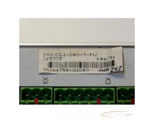 Indramat DKC03.1-040-7-FW Digital AC-Servo Controller Eco-Drive Serien Nr. 264754-01040 - Bild 4