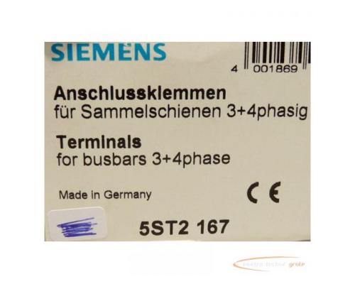 Siemens 5ST2167 Anschlussklemmen für Sammelschienen 3 + 4 polig - ungebraucht - - Bild 2