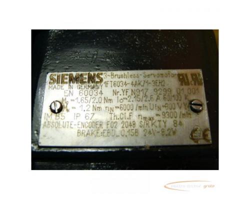 Siemens 1FT6034-4AK71-3EH2 3~ Brushless Servomotor - Bild 3