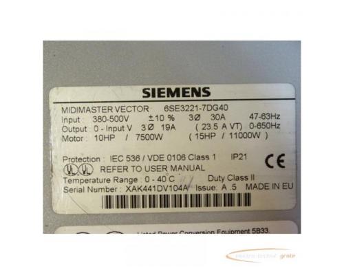 Siemens 6SE3221-7DG40 Midimaster Vector - Bild 3