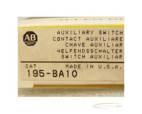 Allen Bradley CAT 195-BA10 Hilfsschalter Serie A - ungebraucht - in OVP - Bild 2
