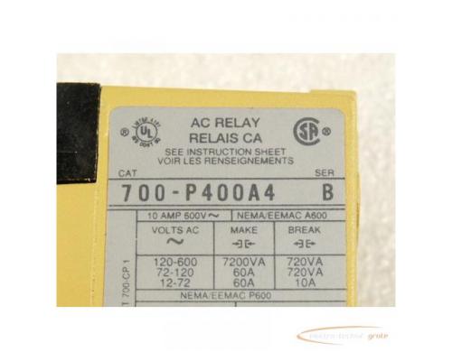 Allen Bradley CAT 700-P400A4 Serie B AC Relay Typ P 460 - 480 V 60 Hz - Bild 2