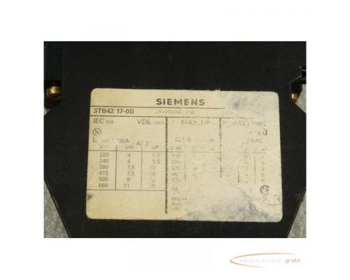 Siemens Schütz 3TB4217-0B 2S + 2Ö / 2NC + 2N0 24 V Spulenspannung - Bild 2