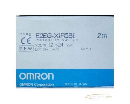 OMRON E2EG-X1R5B1 Proximity Switch 12 bis 24 VDC - ungebraucht! - - Bild 2
