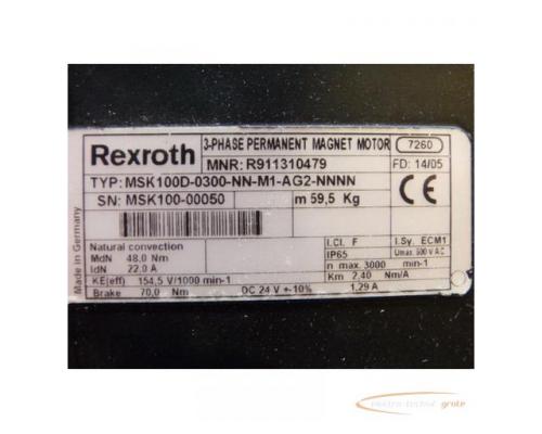 Rexroth MSK100D-0300-NN-M1-AG2-NNNN 3-Phase Permanent-Magnet-Motor - ungebraucht! - - Bild 3