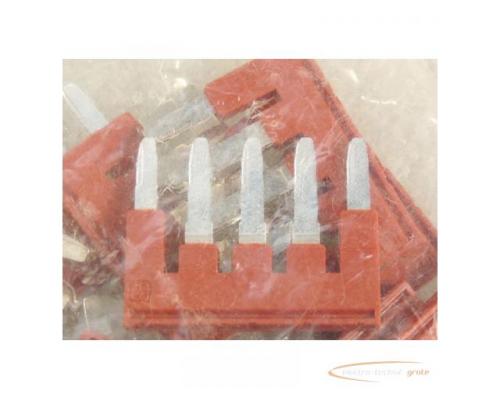 Phonenix Contact FBS 5-6 Kontaktbrücke rot 5 polig -ungebraucht- in Orginal Verpackung VPE 50 Stück - Bild 5