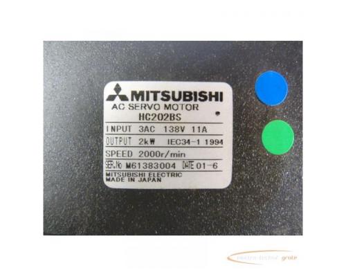Mitsubishi HC202BS AC Servo Motor - ungebraucht! - - Bild 3