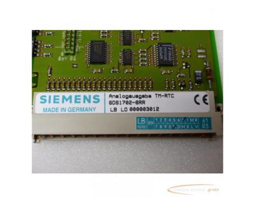 Siemens Teleperm M 6DS1702-8RR Analogausgabegruppe E Stand 4 - Bild 3